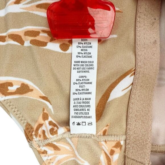 Aerie Offline Real Me Recharge Least Support Tan Crop Top Large - Picture 8 of 8